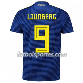 Camisetas Suecia Ljungberg 9 Segunda Equipacion Mundial 2018